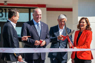 SK Siltron fab begins construction in Bay City, Michigan with Governor in person