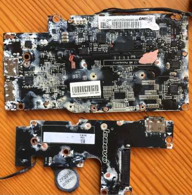 Corroded Laptop Recovery: Lenovo Ultrabook