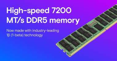 Micron Unveils 1β DDR5 DRAM: 7200MT/s, 33% More Efficient