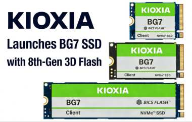 Kioxia Launches BG7 SSD with 8th-Gen 3D Flash