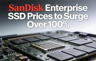 SanDisk Enterprise SSD Prices to Surge Over 100%