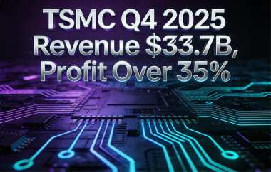 TSMC Q4 2025 Revenue $33.7B, Profit Over 35%
