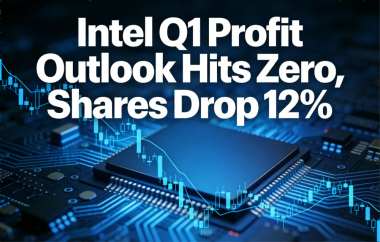 Intel Q1 Profit Outlook Hits Zero, Shares Drop 12%