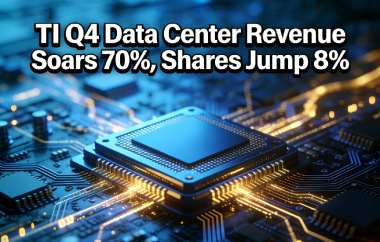 TI Q4 Data Center Revenue Soars 70%, Shares Jump 8%