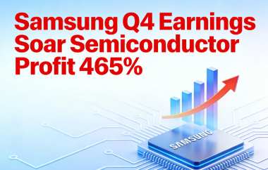 Samsung Q4 Earnings Soar Semiconductor Profit 465%