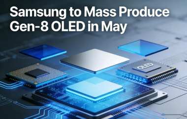 Samsung to Mass Produce Gen-8 OLED in May Samsung to Mass Produce Gen-8 OLED in May