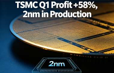 TSMC Q1 Profit +58%, 2nm in Production