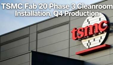TSMC Fab 20 Phase 3 Cleanroom Installation, Q4 Production