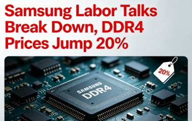 Samsung Labor Talks Break Down, DDR4 Prices Jump 20% Samsung Labor Talks Break Down, DDR4 Prices Jump 20%