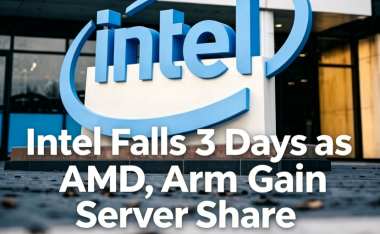 Intel Falls 3 Days as AMD, Arm Gain Server Share