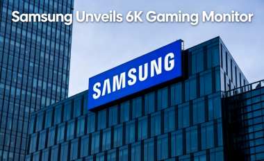 Samsung Unveils 6K Gaming Monitor Samsung Unveils 6K Gaming Monitor