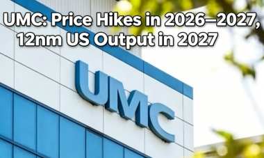UMC: Price Hikes in 2026–2027; 12nm US Output in 2027 UMC: Price Hikes in 2026–2027; 12nm US Output in 2027