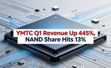 YMTC Q1 Revenue Up 445%, NAND Share Hits 13%