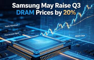Samsung May Raise Q3 DRAM Prices by 20% Samsung May Raise Q3 DRAM Prices by 20%