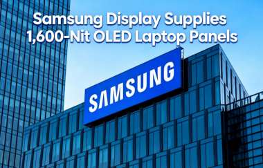Samsung Display Supplies 1,600-Nit OLED Laptop Panels