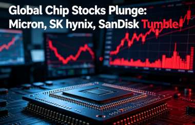Global Chip Stocks Plunge: Micron, SK hynix, SanDisk Tumble Global Chip Stocks Plunge: Micron, SK hynix, SanDisk Tumble