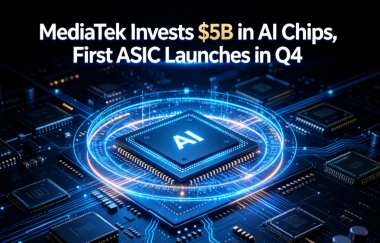 MediaTek Invests $5B in AI Chips, First ASIC Launches in Q4 MediaTek Invests $5B in AI Chips, First ASIC Launches in Q4