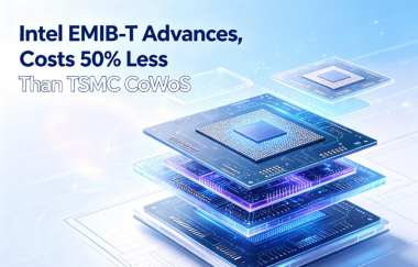 Intel EMIB-T Advances, Costs 50% Less Than TSMC CoWoS Intel EMIB-T Advances, Costs 50% Less Than TSMC CoWoS