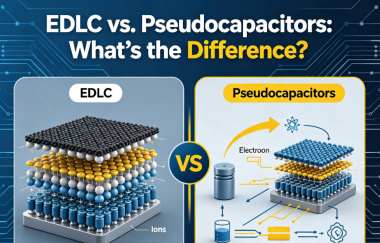EDLC vs. Pseudocapacitors: What’s the Difference? EDLC vs. Pseudocapacitors: What’s the Difference?