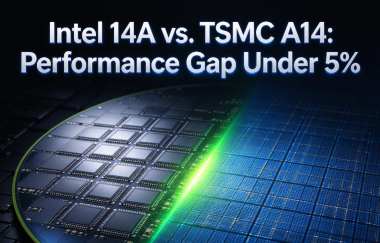 Intel 14A vs. TSMC A14: Performance Gap Under 5% Intel 14A vs. TSMC A14: Performance Gap Under 5%