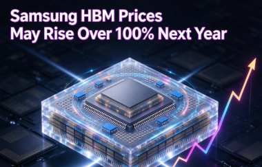  Samsung HBM Prices May Rise Over 100% Next Year