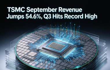 TSMC September Revenue Jumps 54.6%, Q3 Hits Record High