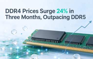 DDR4 Prices Surge 24% in Three Months, Outpacing DDR5